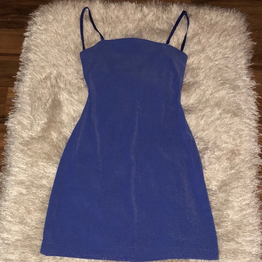 Beautiful blue sparkling dress